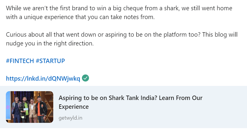 Copywriting for LinkedIn